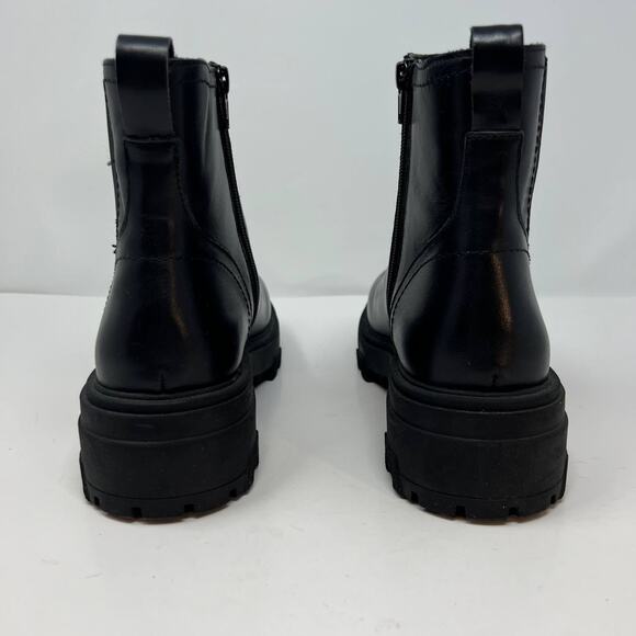 House of Harlow Women's Leather Righteous Chelsea Boots Size 8 Chunky - Picture 5 of 11